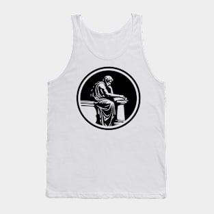 Minimalist philosopher icon Tank Top